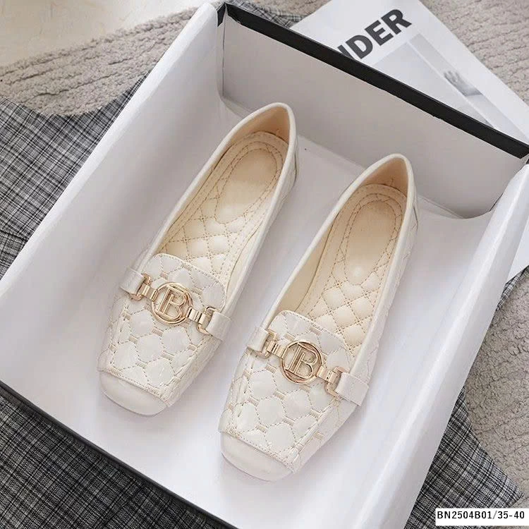 GIÀY BÚP BÊ ĐẾ BỆT CHỮ B