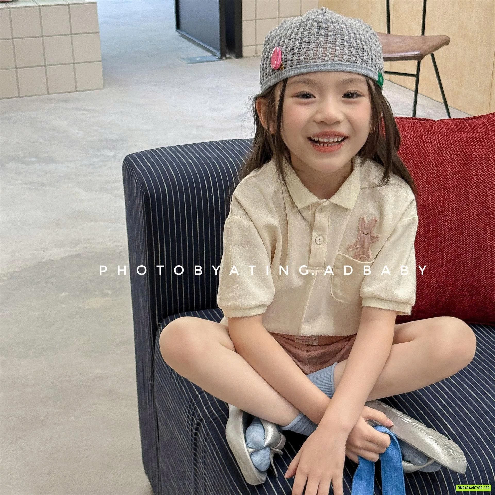 ÁO POLO TÚI HỌA TIẾT ADBABY