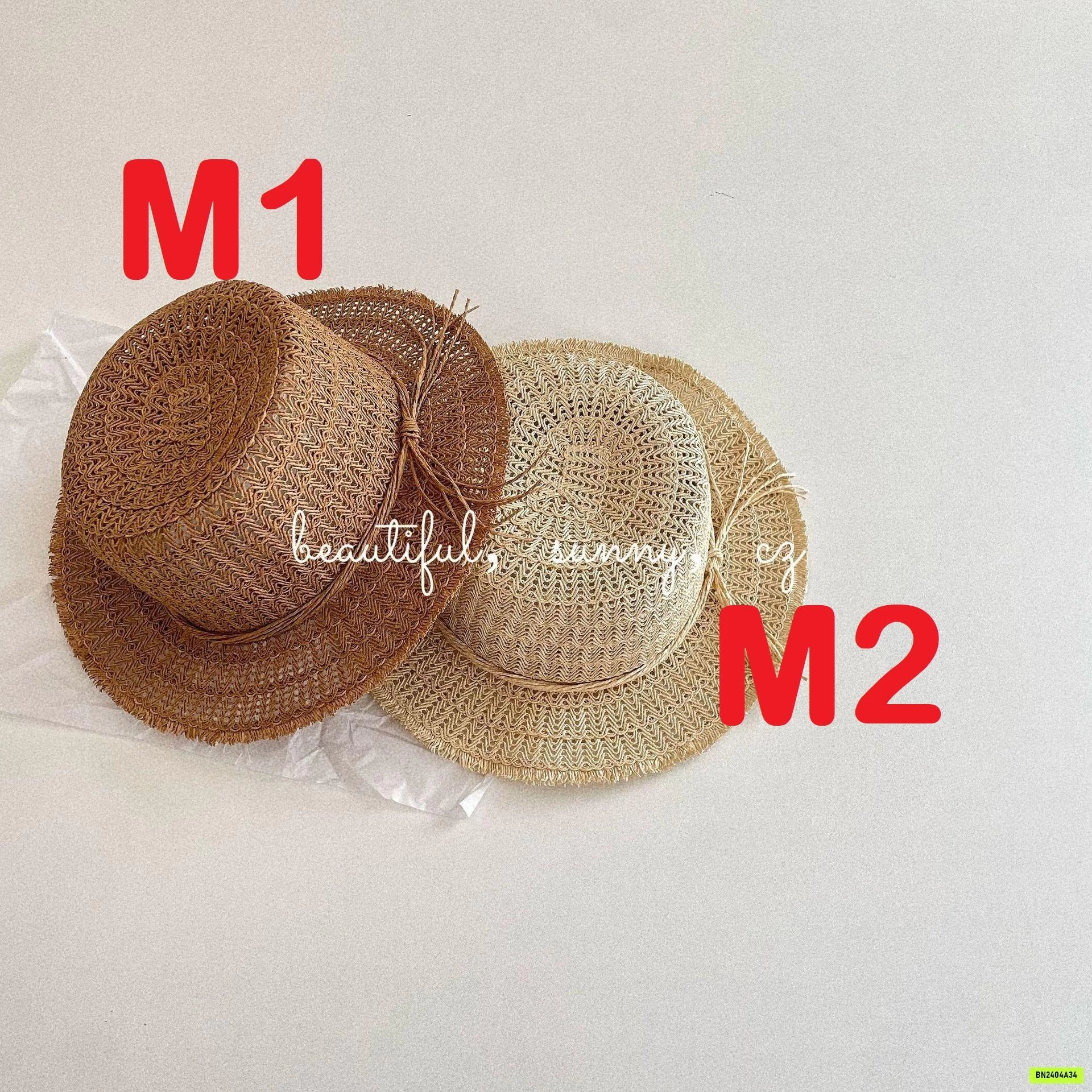 MŨ CÓI DỆT VINTAGE MẸ BÉ