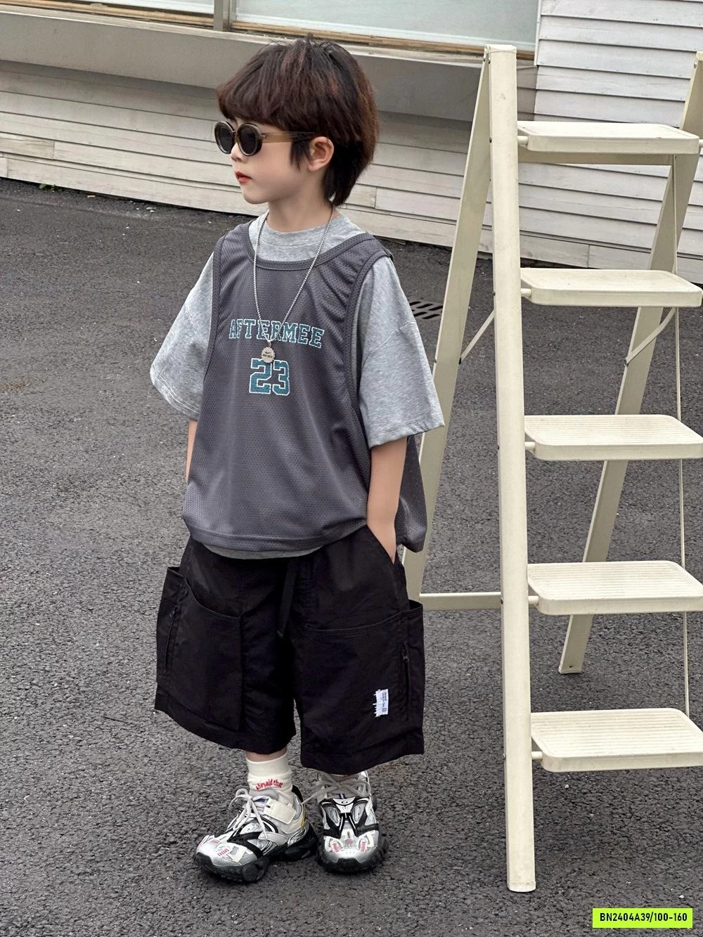 ÁO LƯỚI BÓNG RỔ MIX SHORT GIÓ AFTE