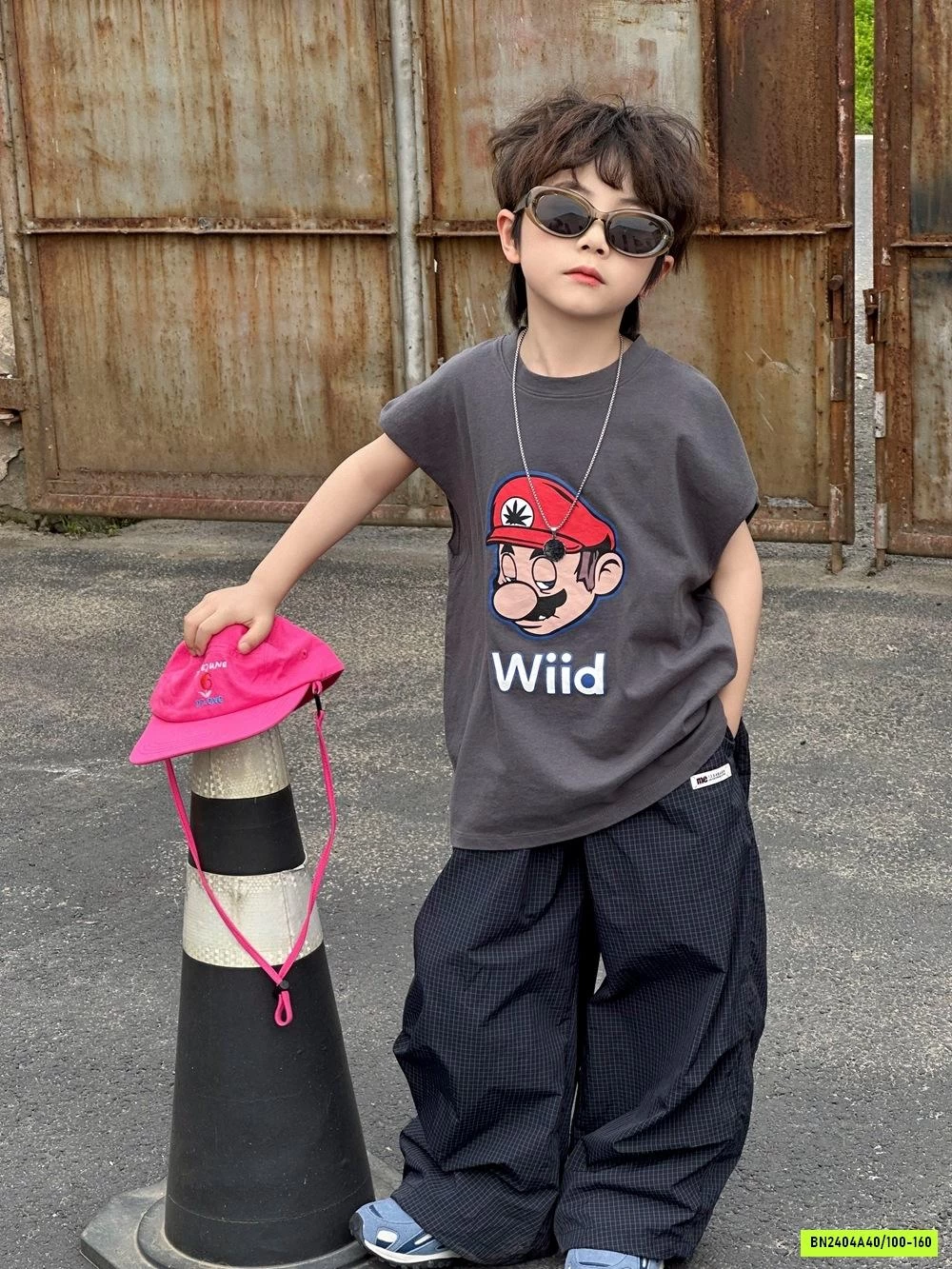 TANKTOP POPEYE MIX QUẦN GIÓ CARO AFTE