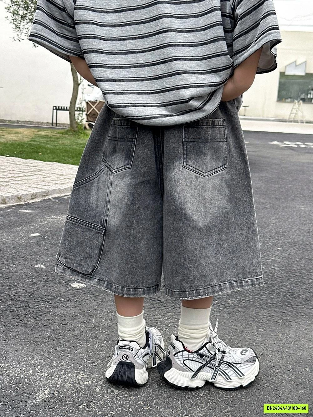 SHORT JEANS CÀO RÁCH CÁ TÍNH AFTE