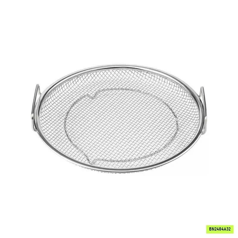 KHAY INOX KÈM VỈ LƯỚI SIZE 24CM