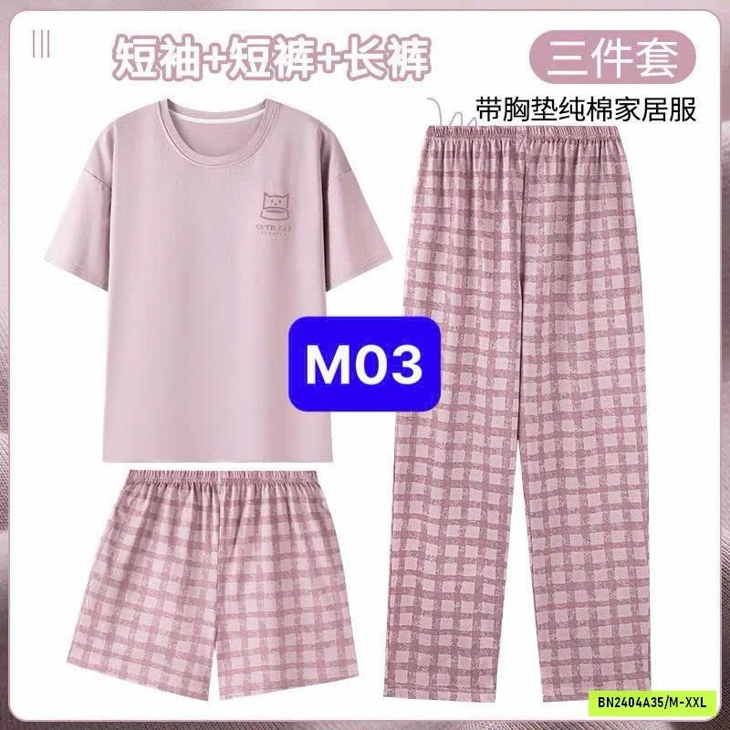 BỘ COTTON 3 CHI TIẾT IN HÌNH