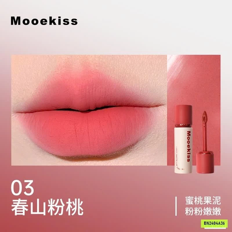 SON KEM LÌ MOOEKISS HỒNG NẮP ĐỎ