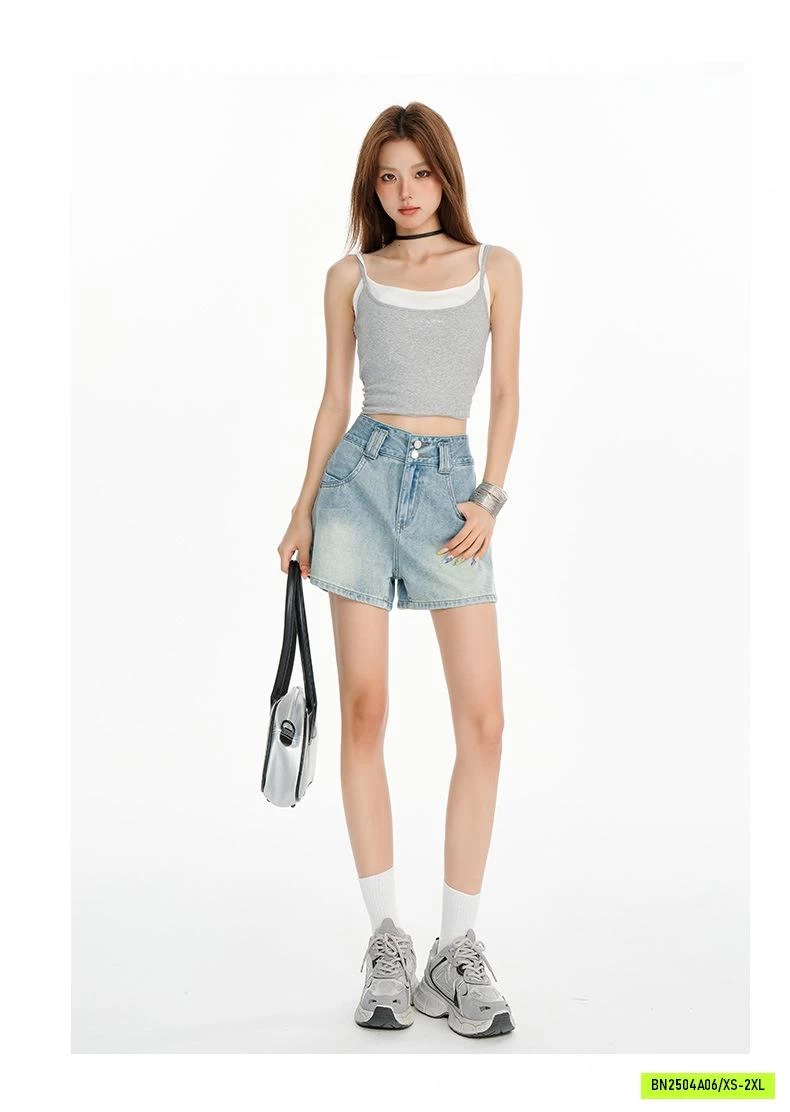 SHORT JEANS CẠP CAO