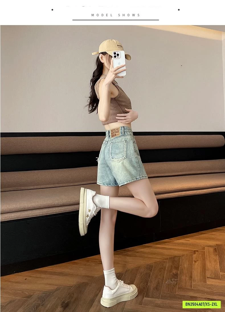 SHORT JEANS TÚI RÁCH CẠP CAO