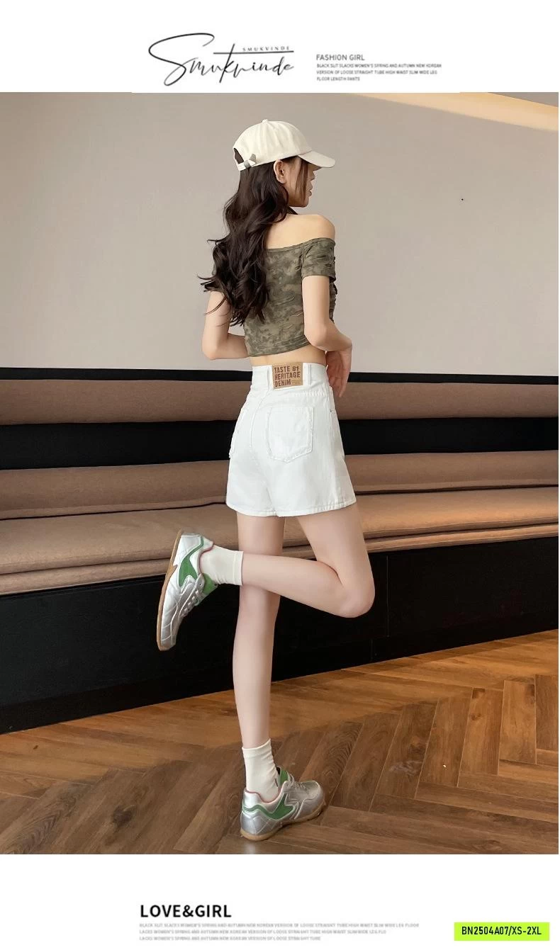 SHORT JEANS TÚI RÁCH CẠP CAO