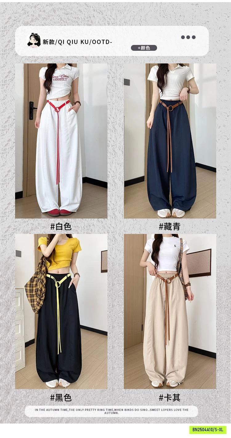 QUẦN BAGGY SUÔNG GÂN TRƯỚC