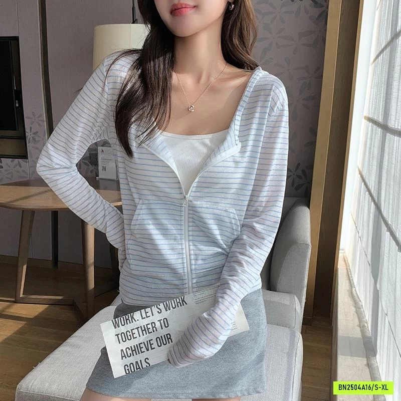 KHOÁC GIẤY KẺ CHỐNG NẮNG