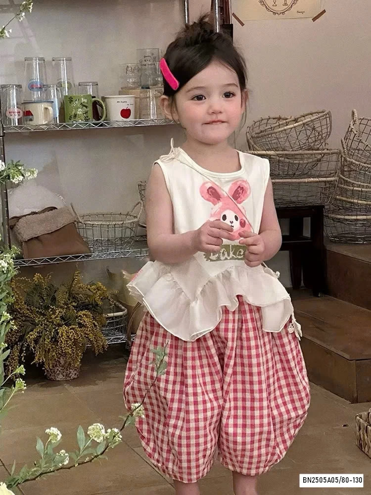 SÉT THỎ BÁNH BÈO QUẦN CARO