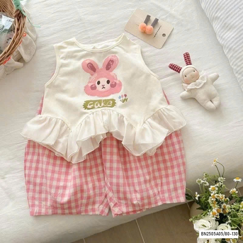 SÉT THỎ BÁNH BÈO QUẦN CARO