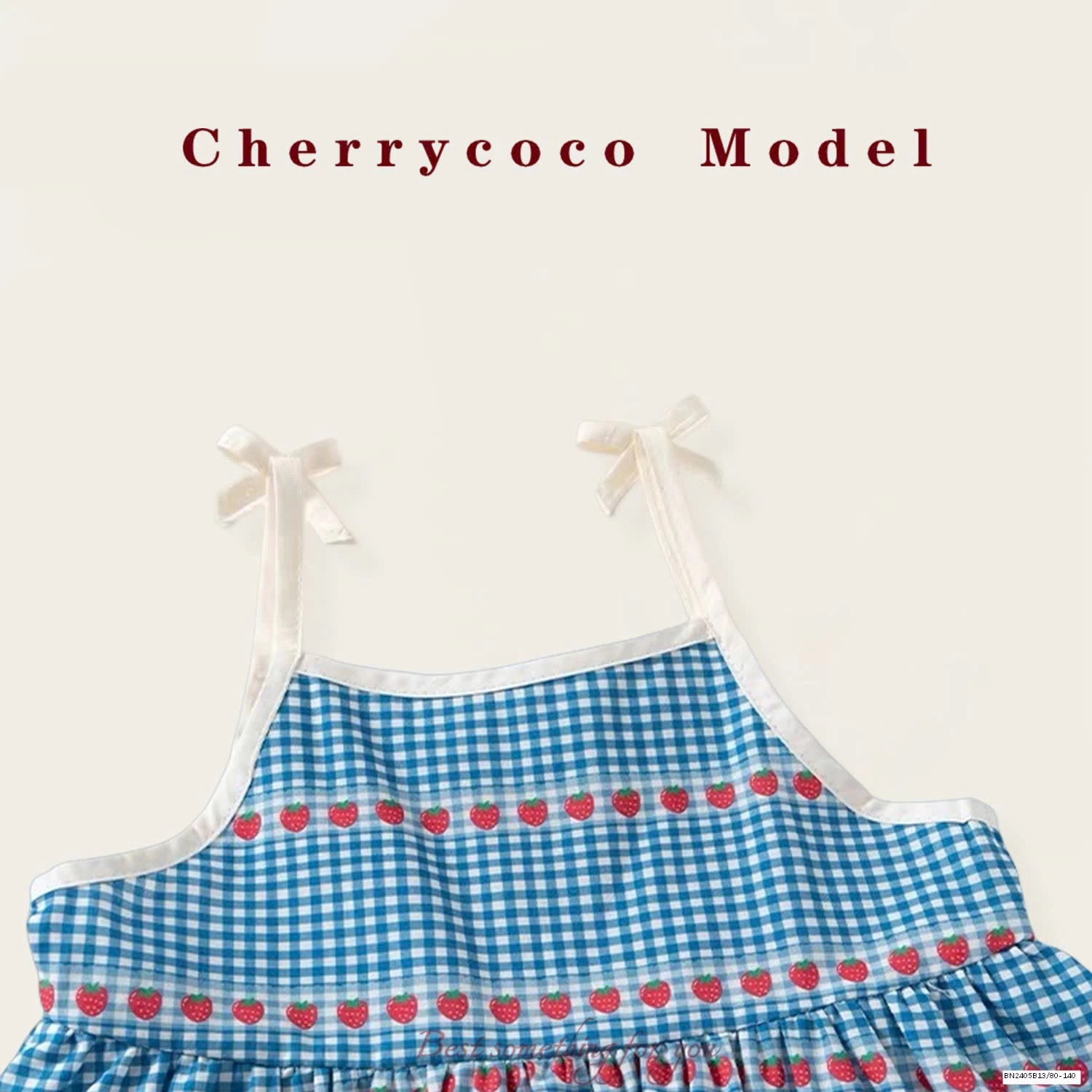 VÁY 2 DÂY KẺ CARO CHERRYCOCO BG