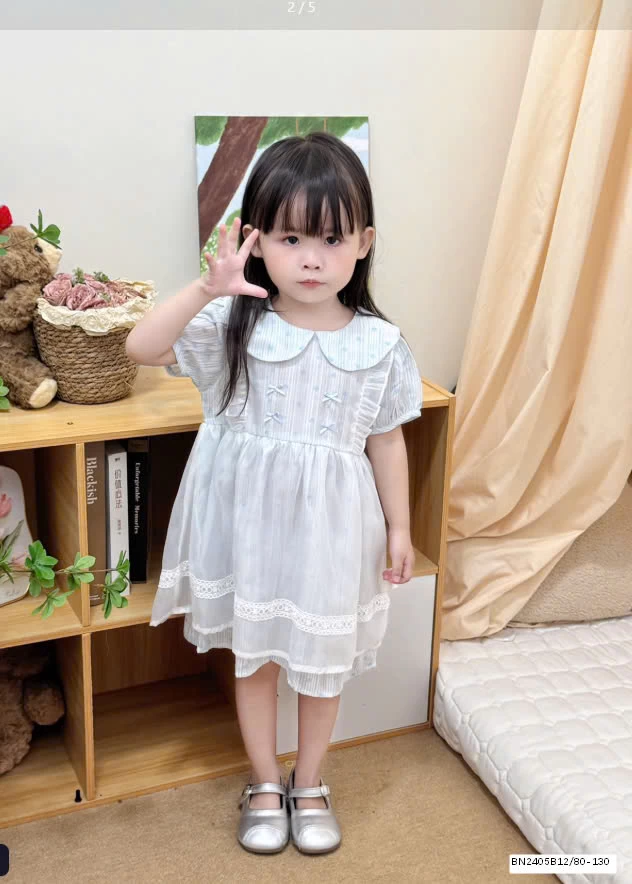 ĐẦM XANH TAY BỒNG BÉ GÁI