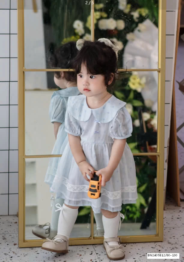 ĐẦM XANH TAY BỒNG BÉ GÁI