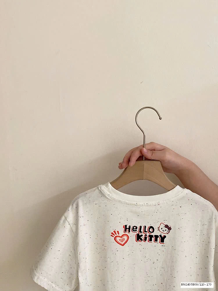 SET ÁO THUN KITTY MUỐI TIÊU MIX SHORT JEAN