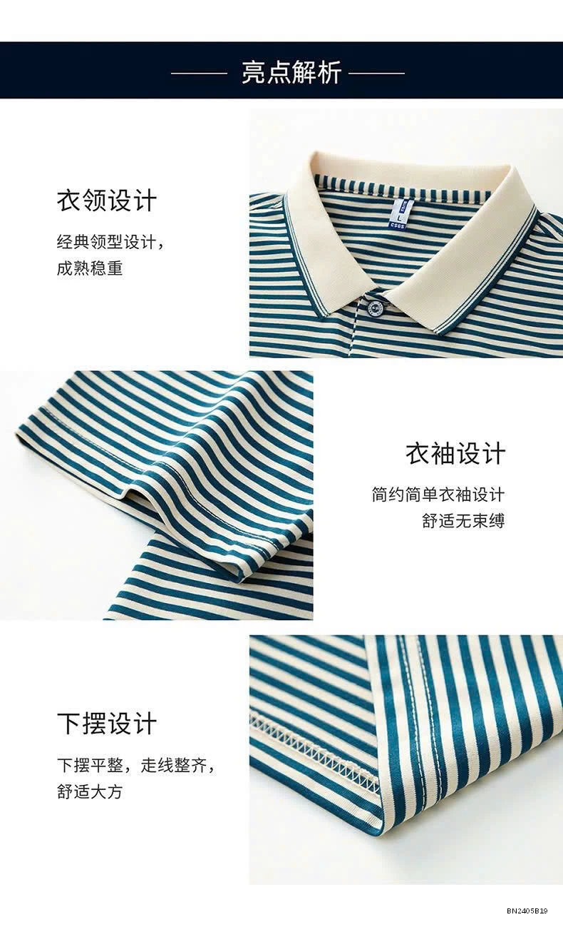 ÁO POLO SỌC NGANG