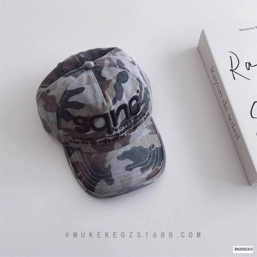 MŨ KẾT RẰN RI THÊU CHỮ