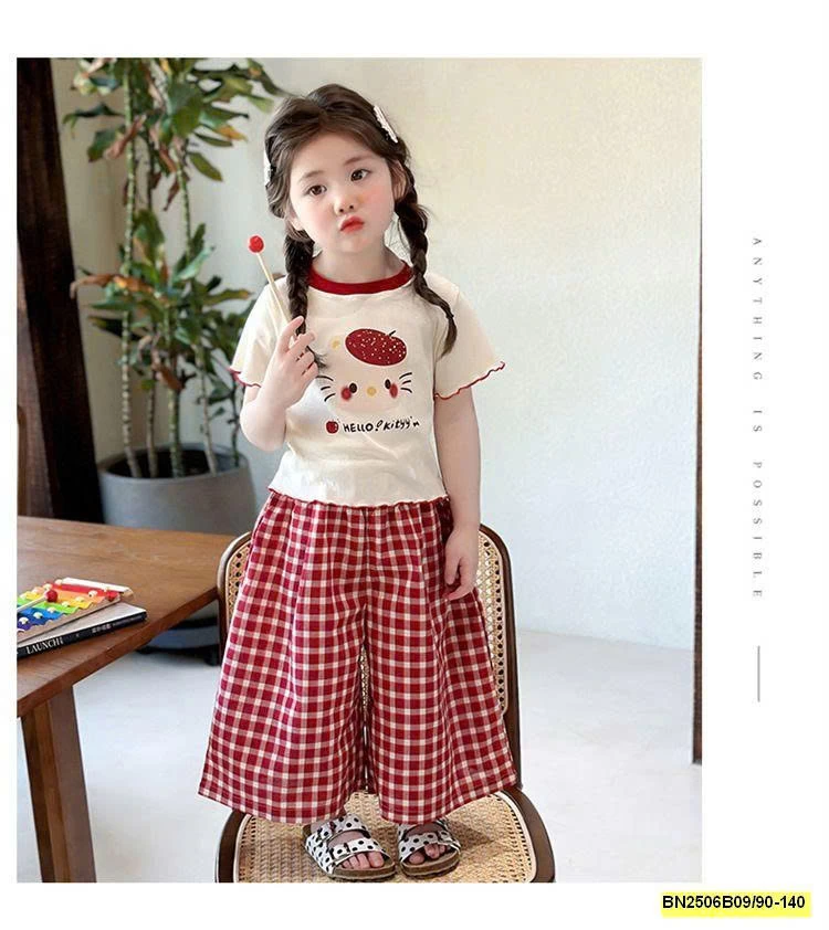 SÉT KITTY CARO ĐỎ