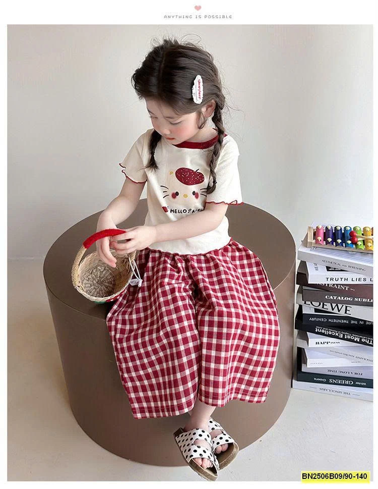 SÉT KITTY CARO ĐỎ