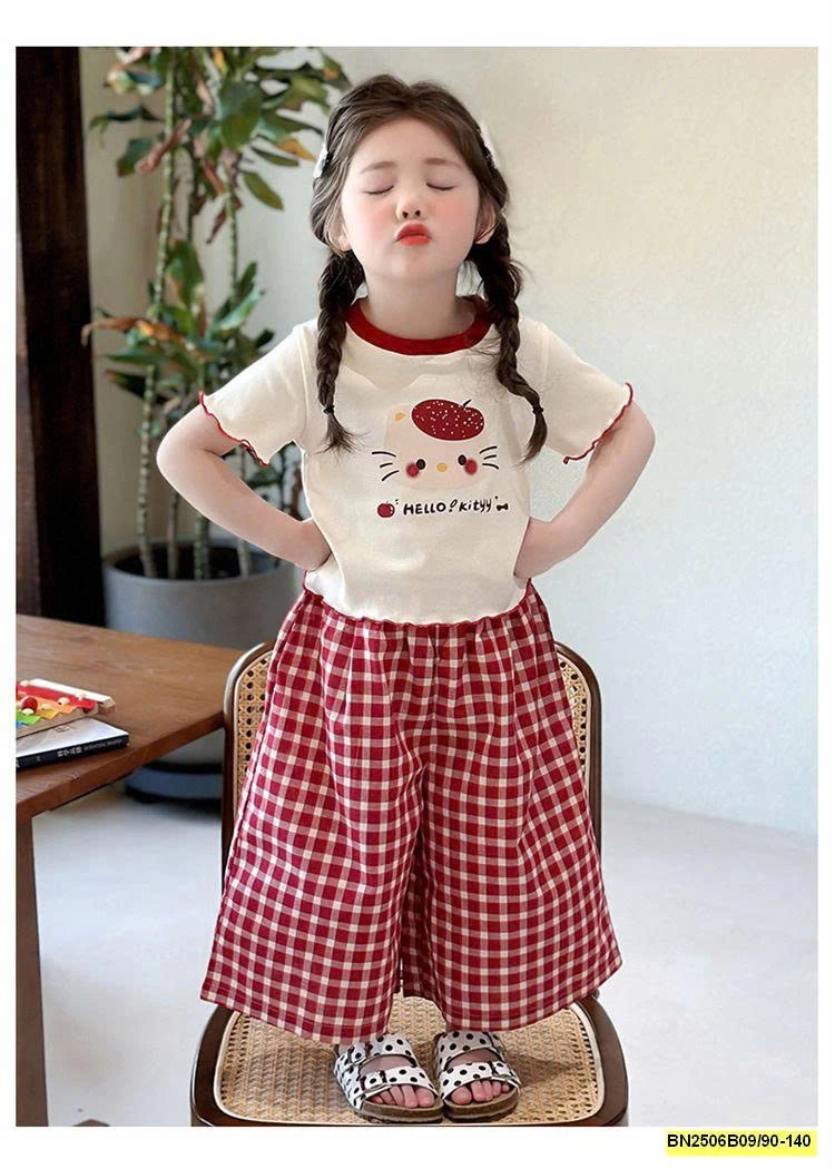 SÉT KITTY CARO ĐỎ