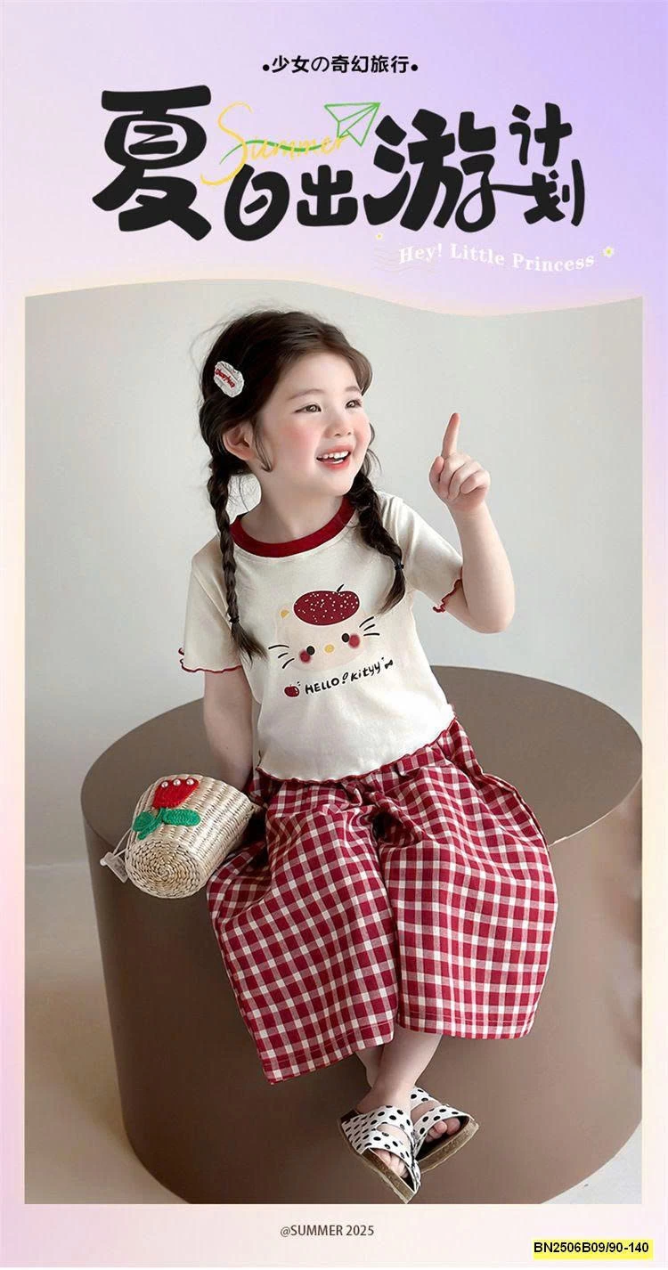 SÉT KITTY CARO ĐỎ