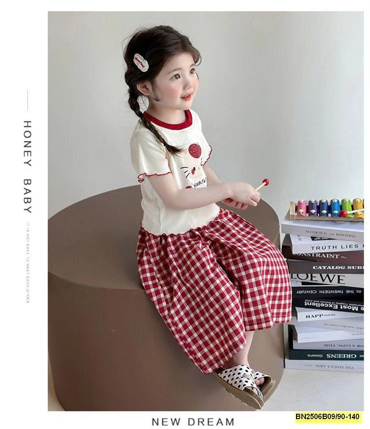 SÉT KITTY CARO ĐỎ