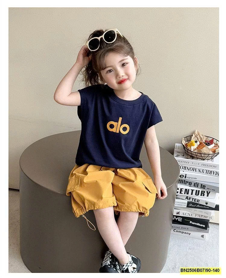 BỘ THUN ALO XANH THAN SÁT NÁCH