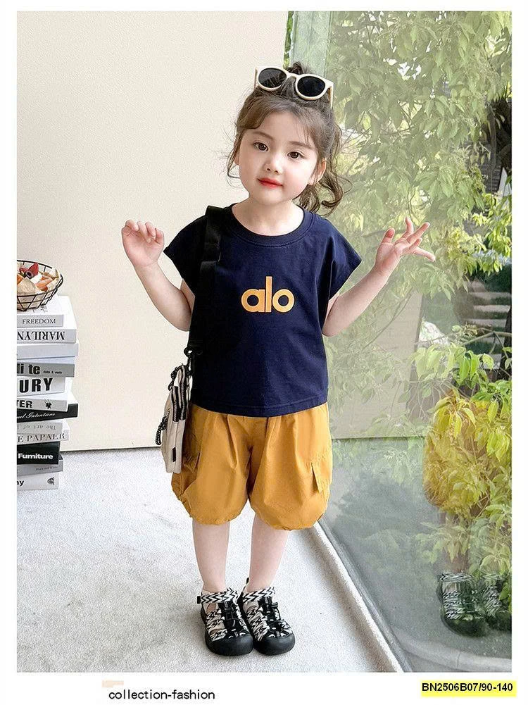 BỘ THUN ALO XANH THAN SÁT NÁCH