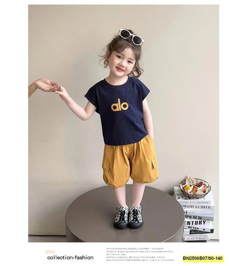 BỘ THUN ALO XANH THAN SÁT NÁCH