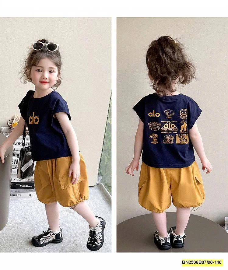 BỘ THUN ALO XANH THAN SÁT NÁCH