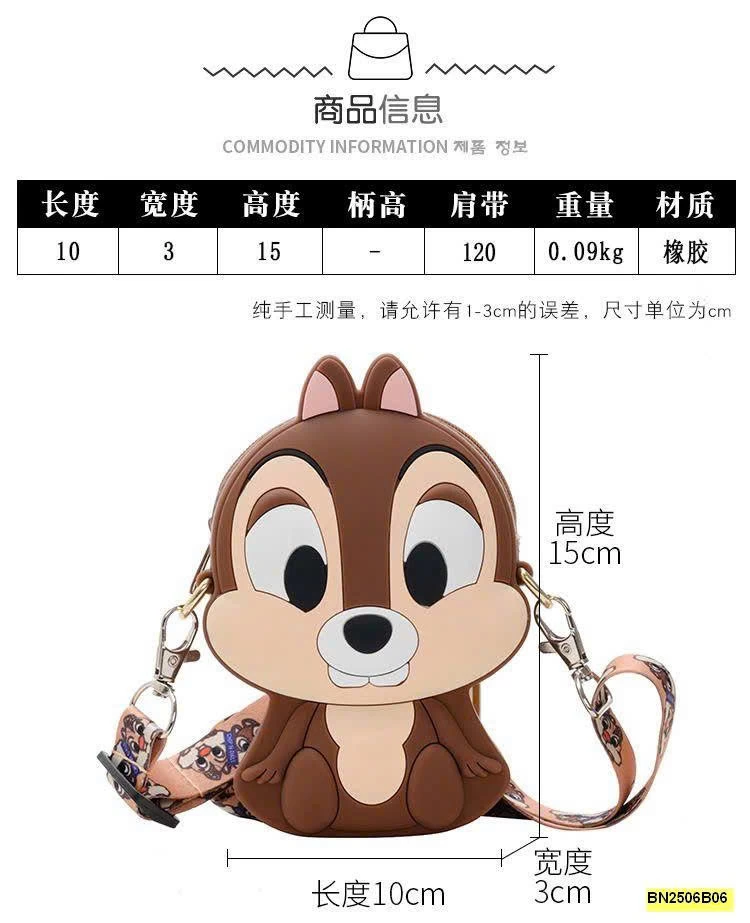 TÚI NHỰA HOẠT HÌNH BÉ ANIME