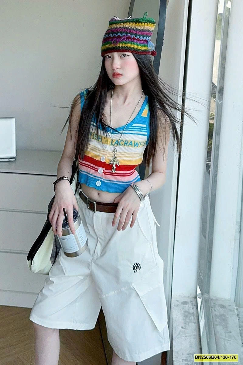 SÉT ÁO LEN SẮC MÀU ĐI BIỂN