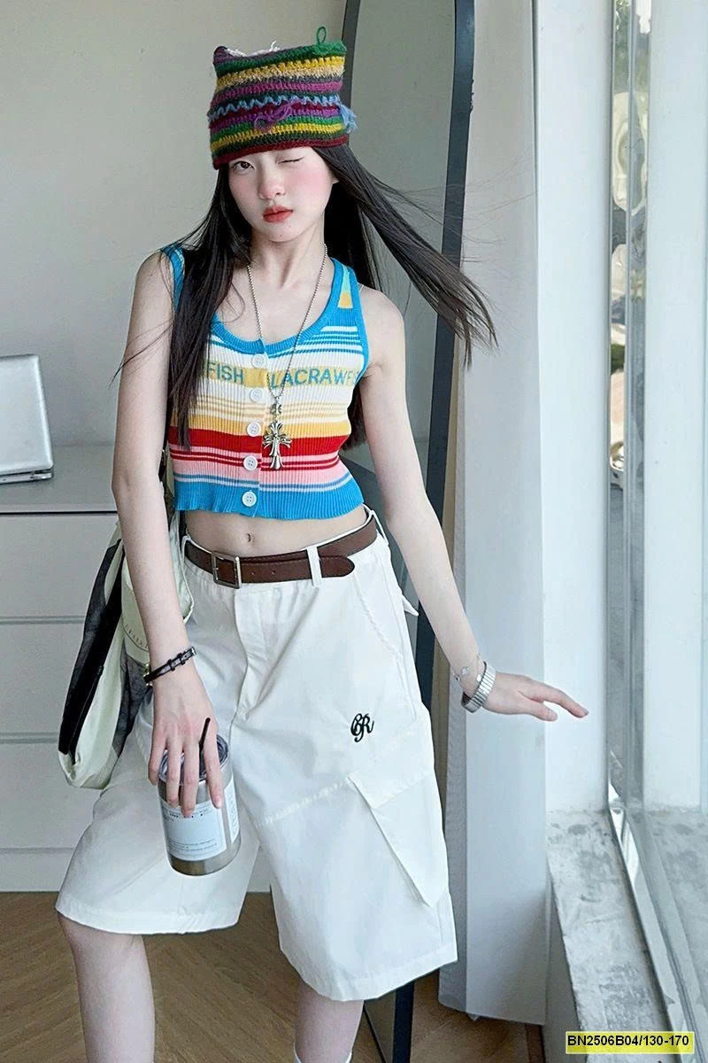 SÉT ÁO LEN SẮC MÀU ĐI BIỂN