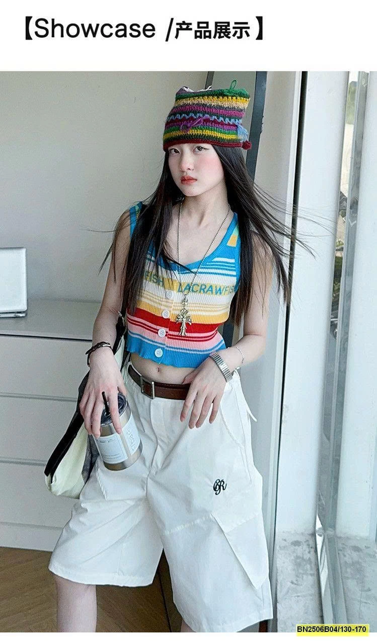 SÉT ÁO LEN SẮC MÀU ĐI BIỂN