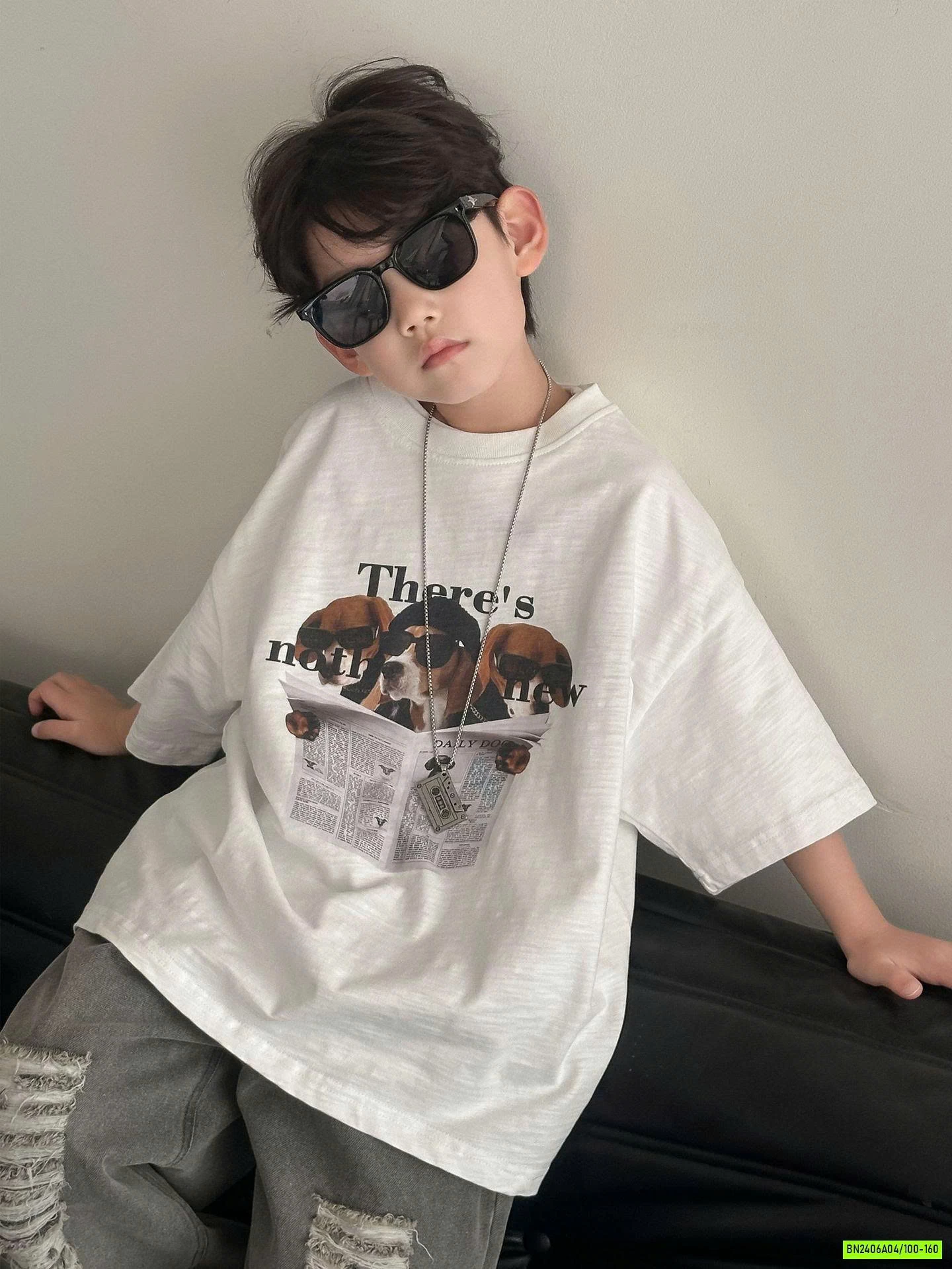 ÁO THUN XƯỚC CÚN CON