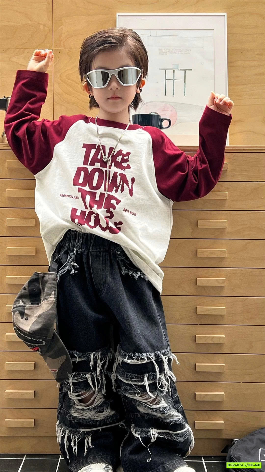 ÁO THUN CHỮ PHỐI MÀU TAY SNIDOLS