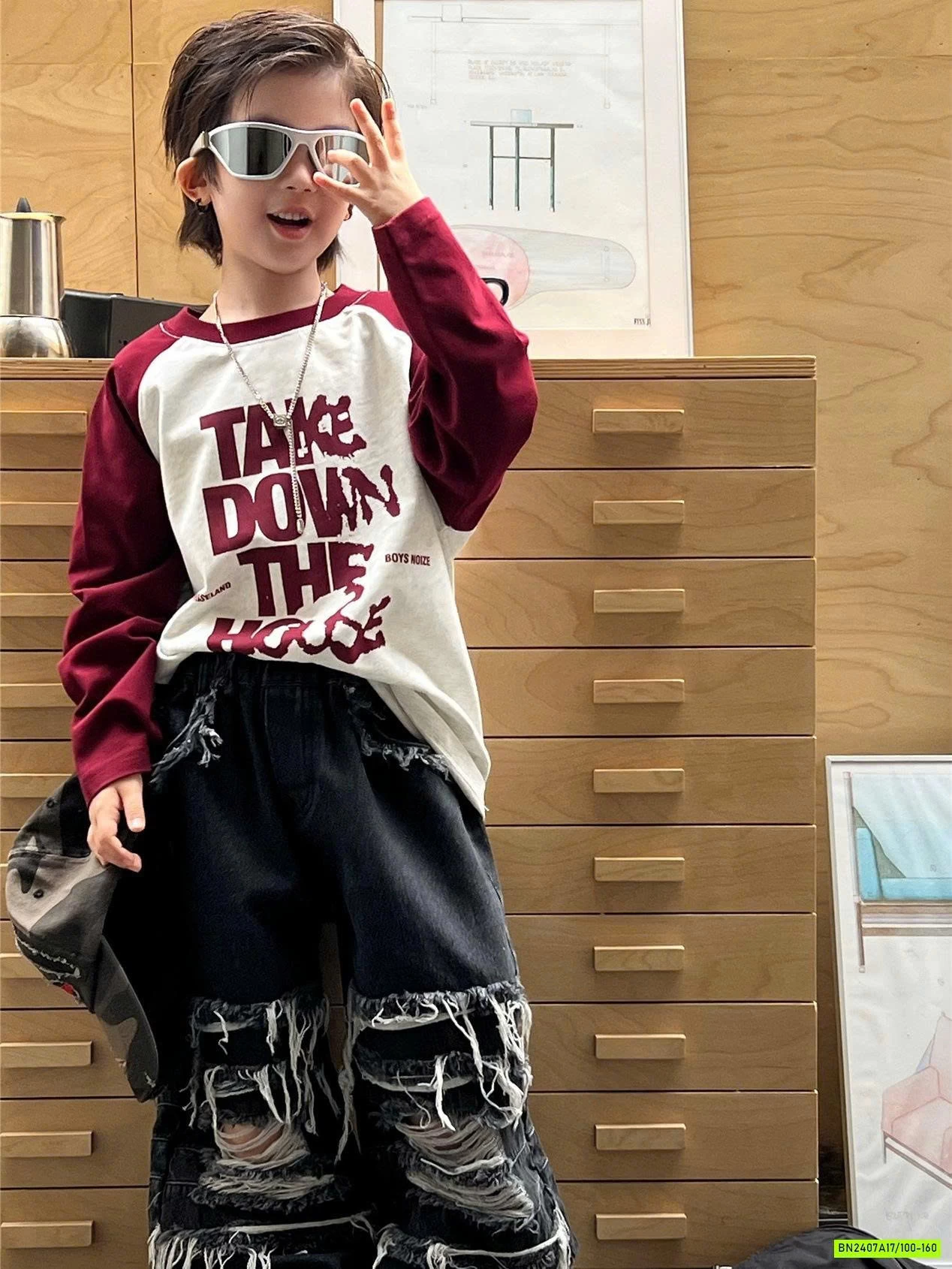 ÁO THUN CHỮ PHỐI MÀU TAY SNIDOLS