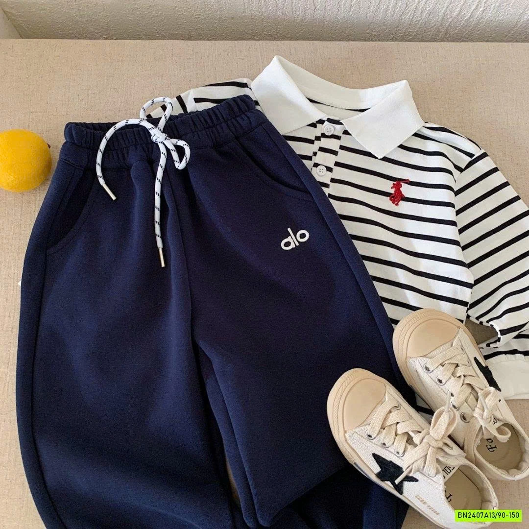 QUẦN NỈ BO GẤU THÊU A.LO