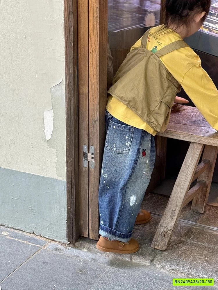 JEANS BAGGY VẢY SƠN