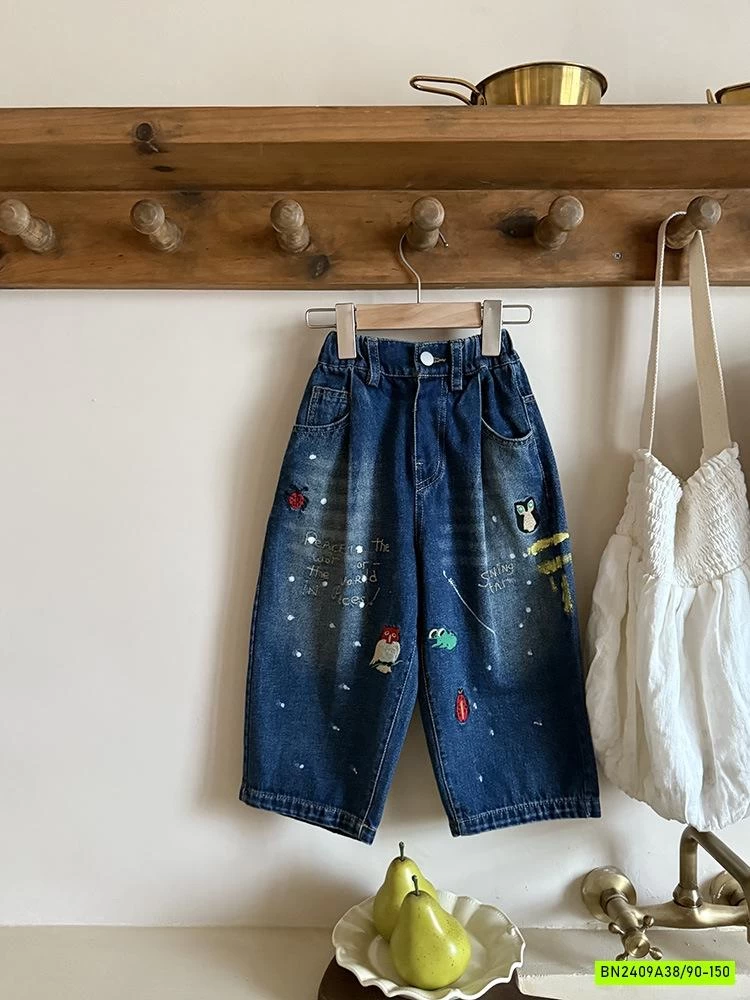 JEANS BAGGY VẢY SƠN