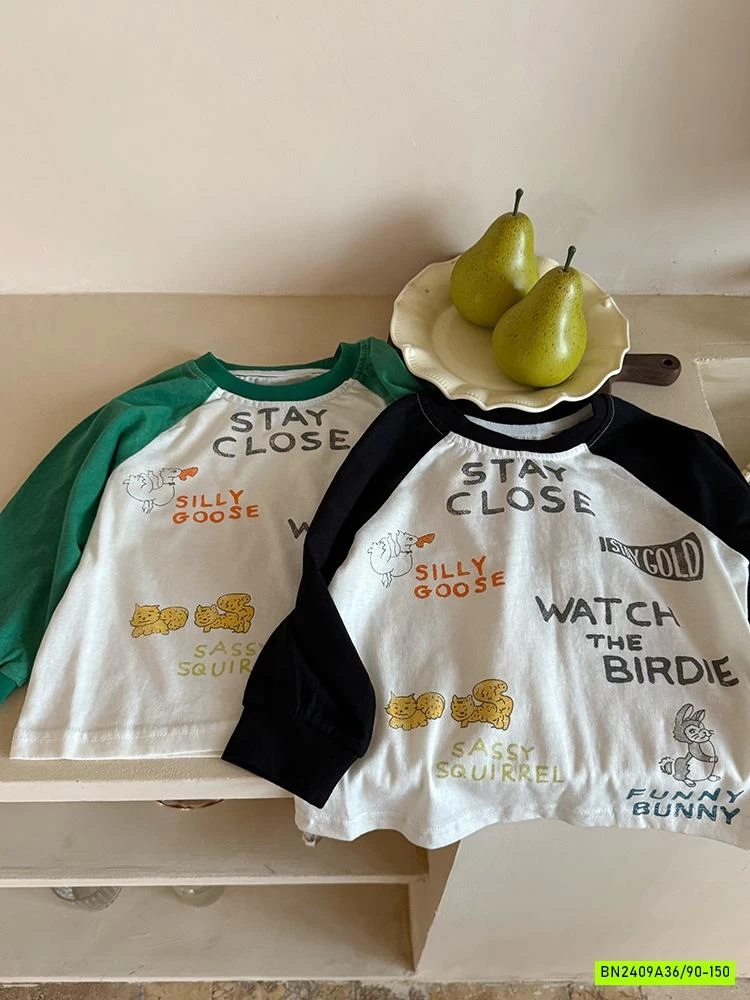 ÁO THUN IN HÌNH PHỐI MÀU TAY