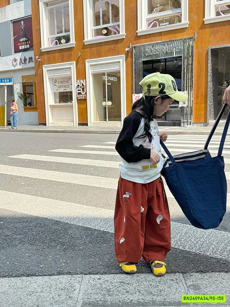 BAGGY THÊU BẢY CHÚ LÙN