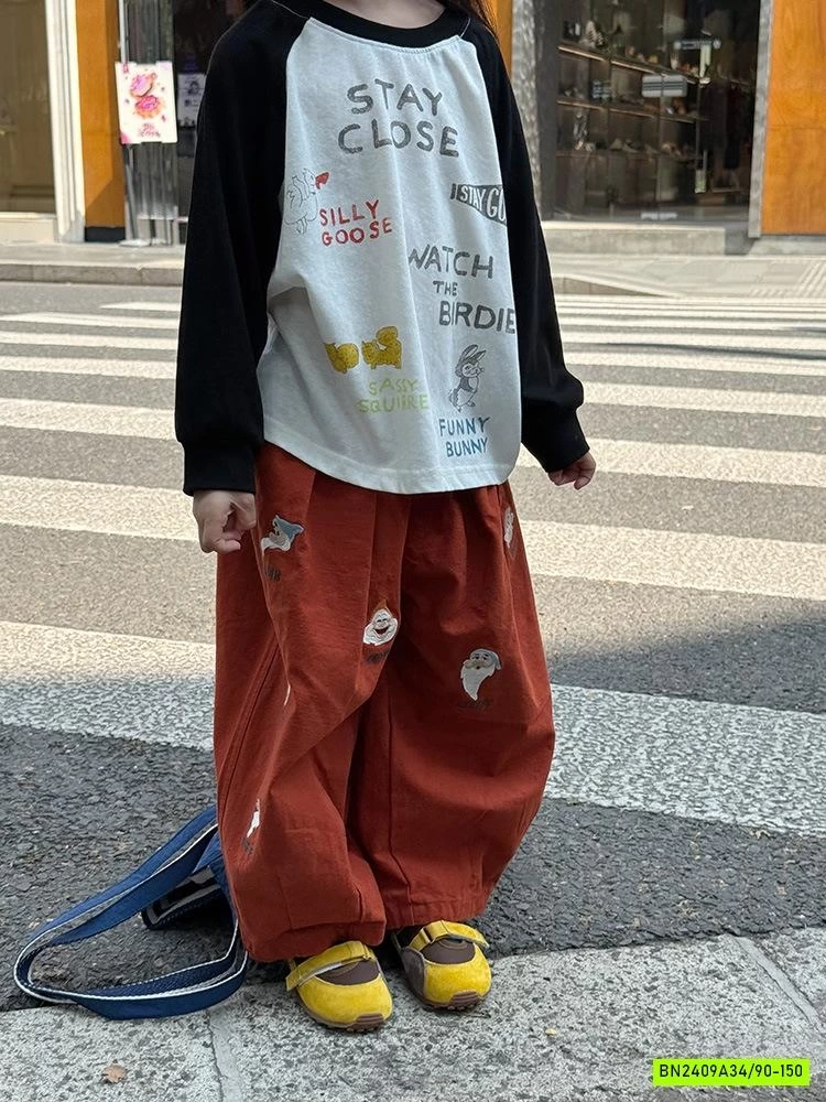 BAGGY THÊU BẢY CHÚ LÙN