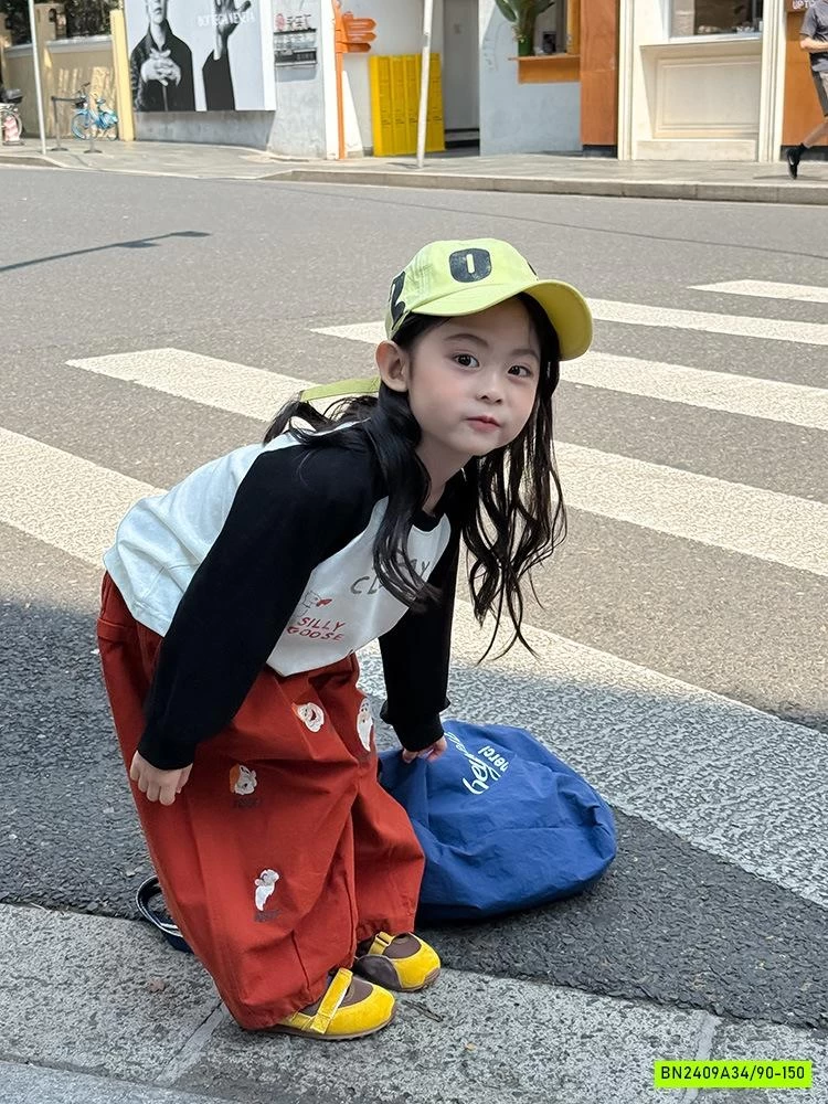 BAGGY THÊU BẢY CHÚ LÙN