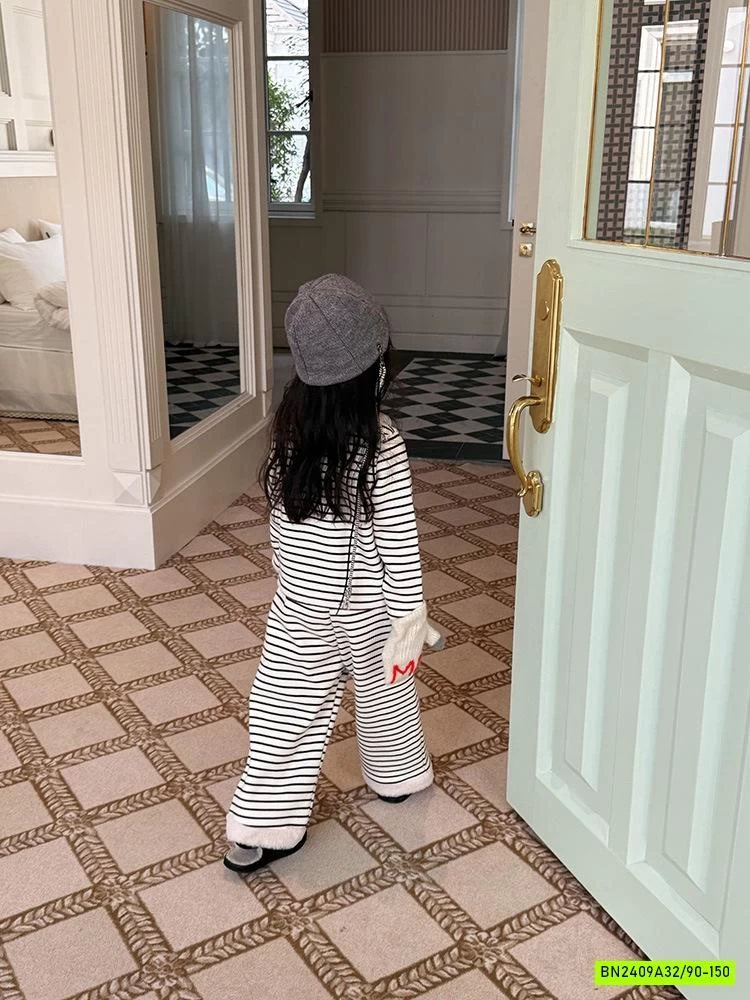 BỘ NỈ KẺ PHỐI CỔ LÔNG