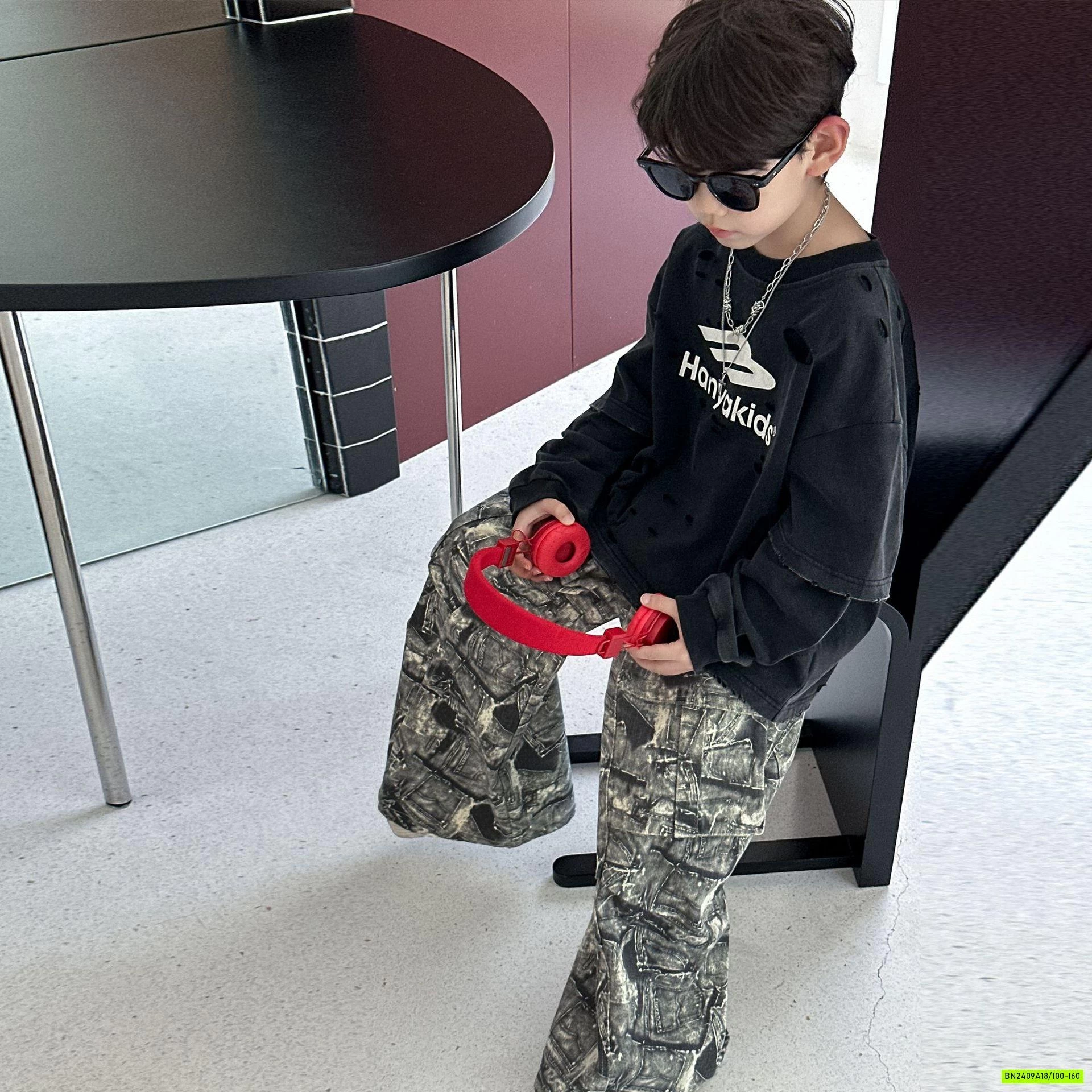 QUẦN HỌA TIẾT TÚI HỘP CÁ TÍNH