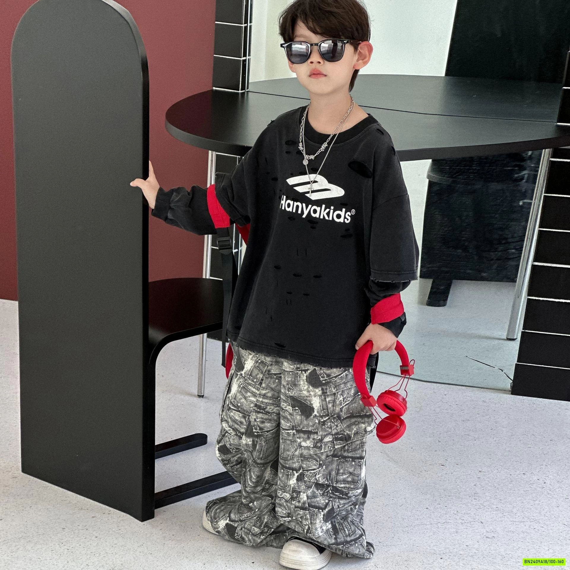 QUẦN HỌA TIẾT TÚI HỘP CÁ TÍNH