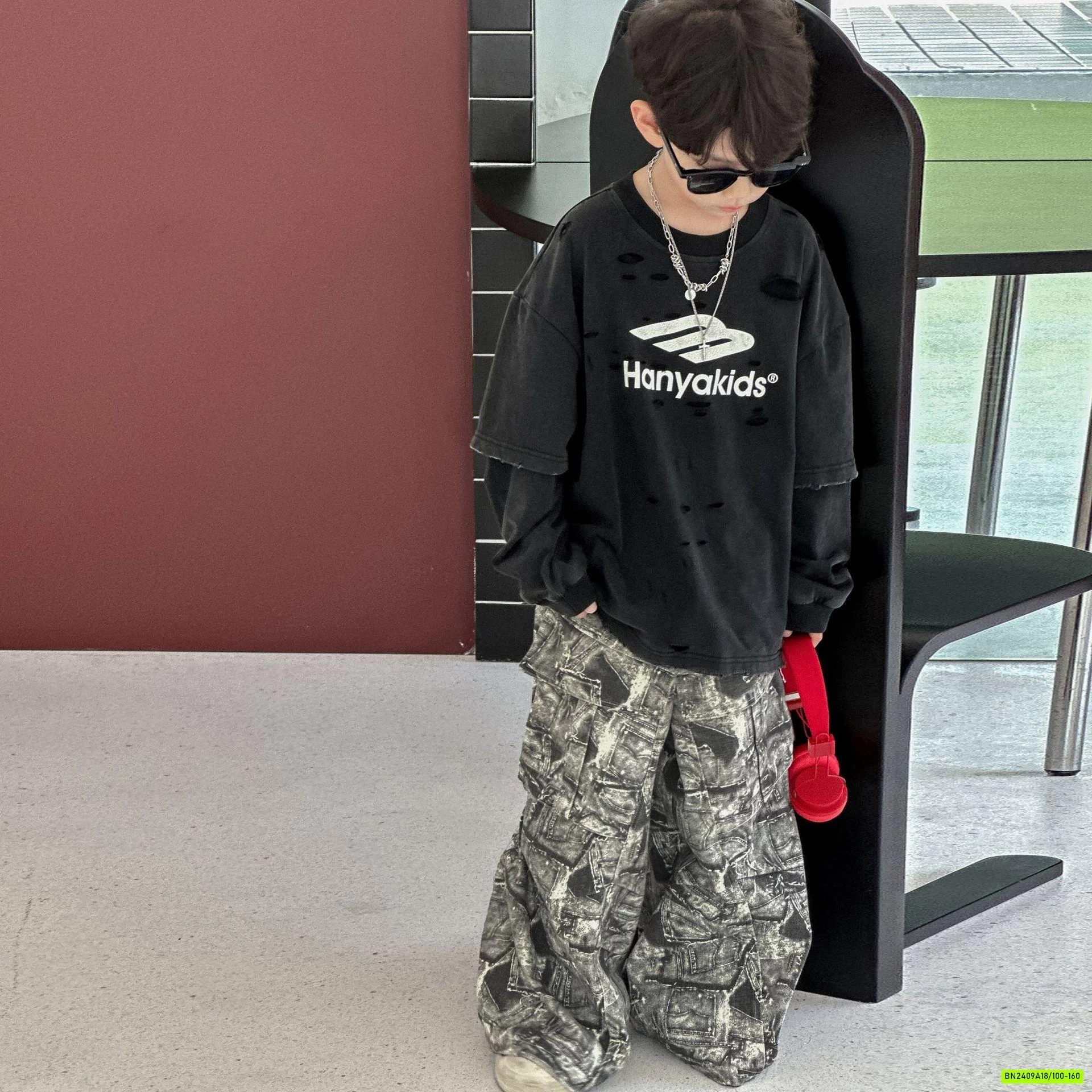 QUẦN HỌA TIẾT TÚI HỘP CÁ TÍNH