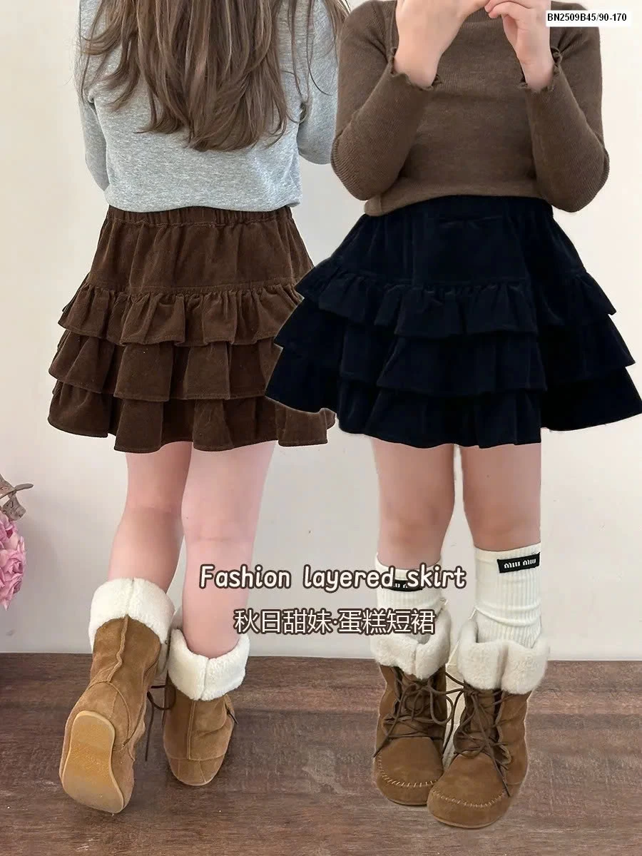 CHÂN VÁY XẾP TẦNG AMBB  25G041